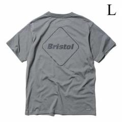 L　FCRB 23SS EMBLEM TEE グレー Tシャツ 新品