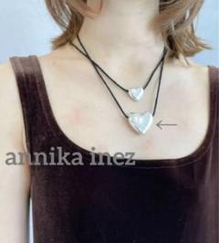 新品 アニカイネズ Annika Inez ハートチョーカー ネックレス