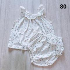 ノースリーブ　セットアップ　リボン　80