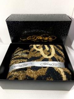 新品3個セット EdHardyバスタオル&フェイスタオルセット豹柄エド