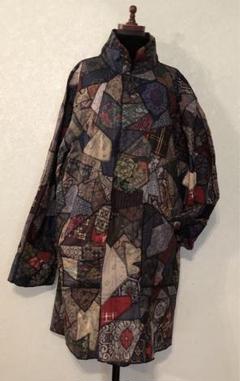 大島紬のトレンチコート CT-30 着物リメイク - arrangekoubou