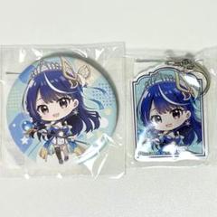 萩原雪歩　7周年缶バッジ　アクリルキーホルダー 萩原雪歩 7周年缶バッジ アクリルキーホルダー-極上イタリア製