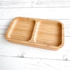 仕切り付き インテリア トレー トレイ 木製 小物入れ