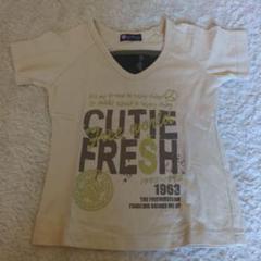 サイズ120 Angel Love クリーム色 Tシャツ