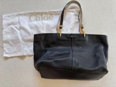 Chloé ブラックレザートートバッグ