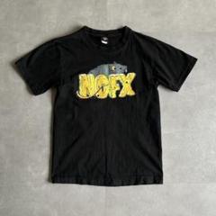 パンクロックバンドNOFXビッグサイズラットフィンクロゴデザインTシャツ ノーエフエックス NOFX ロック バンドTシャツ パンク バンドロゴ