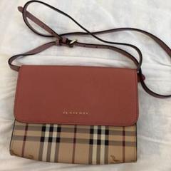 最新コレックション 値下げ！BURBERRY ショルダーバッグ チェック ベージュ ピンク バッグ