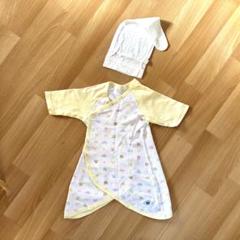 【ミキハウス】2WAYオール 60cm 帽子付き