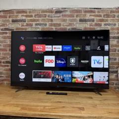 TCL 55V型 4K 液晶テレビ スマートテレビ 55P615 動画アプリ○