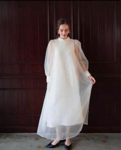 Acka drape one-piece white size1