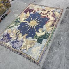クマ　天使　エンジェル　マルチカバー　ビンテージ ラグ178x129 クマ 天使 エンジェル マルチカバー ビンテージ ラグ178x129 の