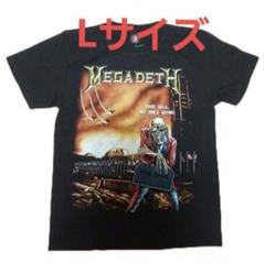 MEGADATH☆メガデス☆バンT☆リスク☆メタル☆バンドT☆L☆グレー☆ MEGADATH メガデス バンT リスク メタル バンドT L グレー