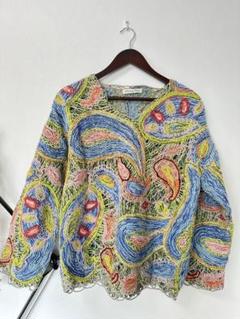 タグ切れ Christian Dior カラフルペイズリー ニットセーター