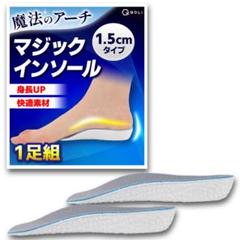 シークレットインソール 身長アップ 中敷き 高身長に 【アーチサポート】