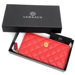 ［VERSACE］長財布　ラウンドファスナー 6月20日21時まで値下げ中！ ヴェルサーチェ VERSACE VERSACE 小銭入れ付き ラウンドジップ