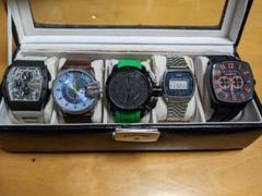 メタルCH、MEGIR、ディーゼル、カシオ、テンデンス腕時計5点セット