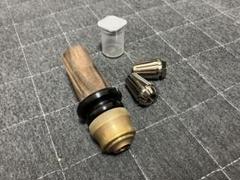 見附精機工業チェロ用インナーコレットホルダー+8、10mm用コレット　中古 見附精機工業チェロ用インナーコレットホルダー+8、10mm用