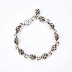 シルバー925 ダイス クロスボール チェーン ブレスレット 【希少品】 Chrome Hearts - クロムハーツ ダイス クロスボール