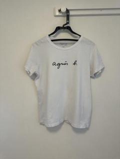 agnès b. ホワイト 半袖Tシャツ