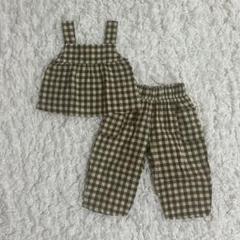 organic zoo ギンガム パンツ トップス1-2y - メルカリ