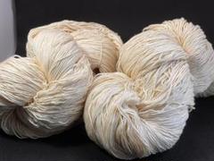 特価高級綿『マハバーラコットン１００％糸かせ糸30/2×6』生成り2かせ480g