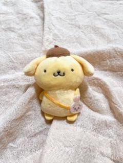 ちいかわ サンリオコラボ うさぎ×ポムポムプリン マスコットブローチ