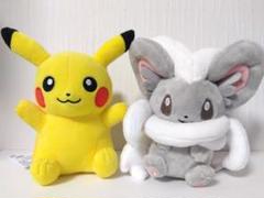 ポケモンfit チラチーノ ・ プライズ ピカチュウ ぬいぐるみセット