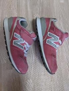 ニューバランス靴スニーカーNew Balanceキッズ子供 17cm女の子ピンク