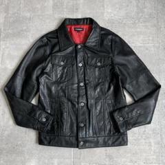 【SALE】 a*a様 本革 レザートラッカージャケット ブラック L ショート ジャケット・アウター