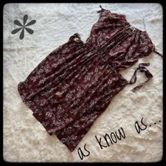 as know as… 花柄ワンピース