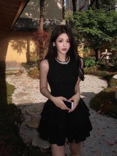 大人可愛いシンプルミニワンピース★春夏パーティーデートに最適❤️