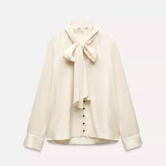 タグ付未使用品⭐︎ZW COLLECTION ケープリボンブラウス Mサイズ