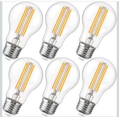 E26 led電球 60w 電球色 エジソン電球 6個入