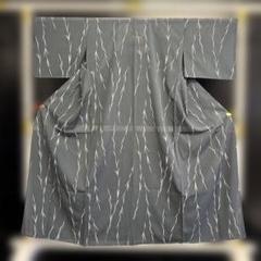 6-125 夏物 着物 正絹 小紋 絽