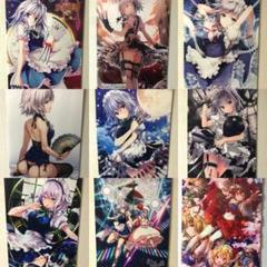 東方project 十六夜咲夜 B2タペストリー 5点セット 上海アリス幻樂団 東方project 上海アリス幻樂団 十六夜咲夜 B2タペストリー 9点