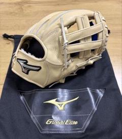 【未使用】ミズノ　グローバルエリート　内野手用　 ブロンド Amazon | ミズノ MIZUNO 軟式用グローバルエリート