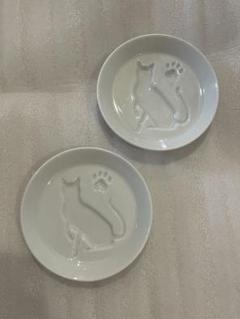 醤油皿　猫