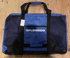新品 ダイビング メッシュバッグ ブルー×ブラック