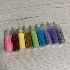 【1回使用】カラーグリッター レジンネイルパーツ シェルパーツ ラメ ホログラム