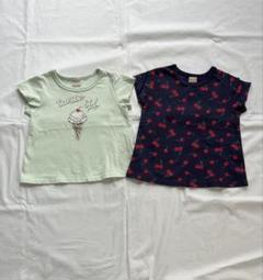 即購入OK プティマイン　プティプラ　半袖　Tシャツ　ベビー　90cm