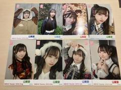 山崎空 7月 AKB48劇場 ピンポン チェキ風生写真 おまけ7種