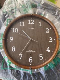 CITIZEN KX-123 電波時計 ブラウン