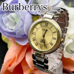 【稼動品】腕時計　Burberrys　バーバリー　新品電池　メンズ　ゴールド