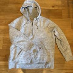 Carhartt グレー ハーフジップ　裏起毛　パーカー