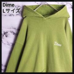 【人気Lサイズ】ダイム☆ワンポイント刺繍ロゴ パーカー 人気カラー 即完売モデル