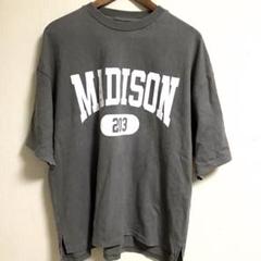 HALHAM ハルハム　ロゴTシャツ　カレッジ ビックサイズ　M