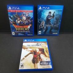 中古 海外 北米 プレイステーション4 ソフト 4本 まとめ売り セット