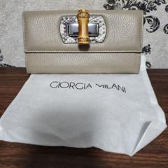 新品未使用GIORGIA MILANI ジョージアミラーニ 本レザー長財布