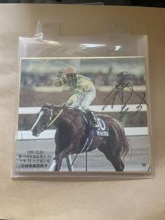 競馬 マヤノトップガン 田原成貴 直筆サイン入り 色紙 トレーティング おまけ付 競馬 マヤノトップガン 田原成貴 直筆サイン入り 色紙 ト