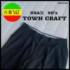 USA製90'sTOWNCRAFTタウンクラフトストライプヴィンテージスラックス
